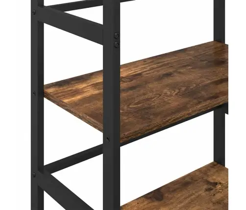 Raamatukapp Suitsetatud Tamm 60 X 29,5 X 81 Cm Tehispuit