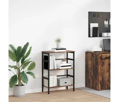 Raamatukapp Suitsetatud Tamm 60 X 29,5 X 81 Cm Tehispuit