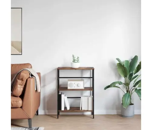 Raamatukapp Suitsetatud Tamm 60 X 29,5 X 81 Cm Tehispuit