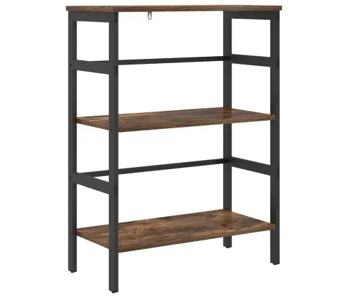 Raamatukapp Suitsetatud Tamm 60 X 29,5 X 81 Cm Tehispuit