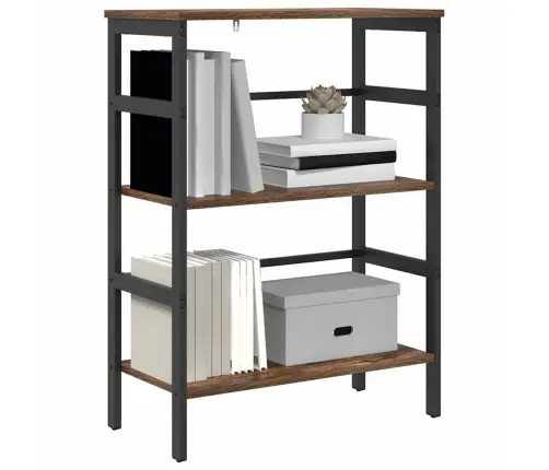 Raamatukapp Suitsetatud Tamm 60 X 29,5 X 81 Cm Tehispuit