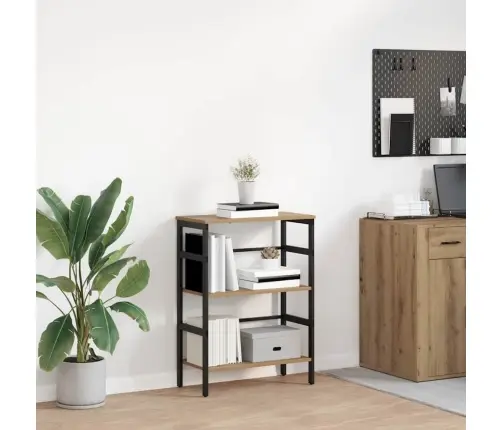 Grāmatu Plaukts Artisānā Ozols 60 X 29,5 X 81 Cm Vidaxl