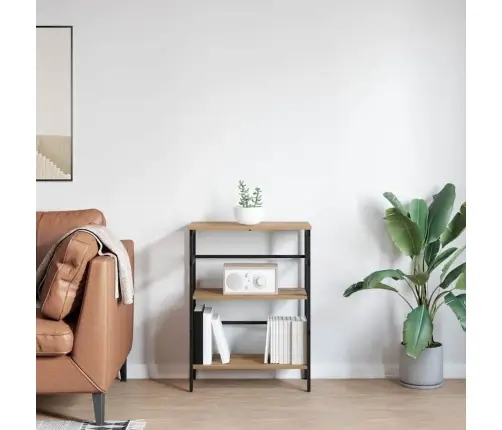 Grāmatu Plaukts Artisānā Ozols 60 X 29,5 X 81 Cm Vidaxl