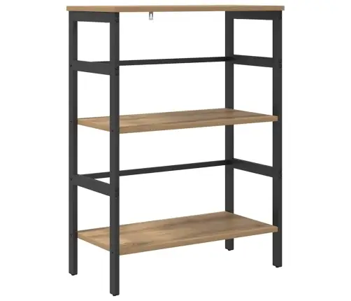 Grāmatu Plaukts Artisānā Ozols 60 X 29,5 X 81 Cm Vidaxl