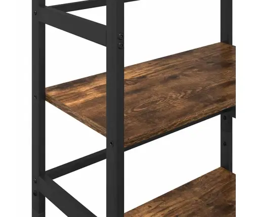 Grāmatu Plaukts Dūmaka Ozols 60 X 29,5 X 115 Cm Vidaxl