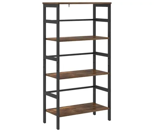 Grāmatu Plaukts Dūmaka Ozols 60 X 29,5 X 115 Cm Vidaxl