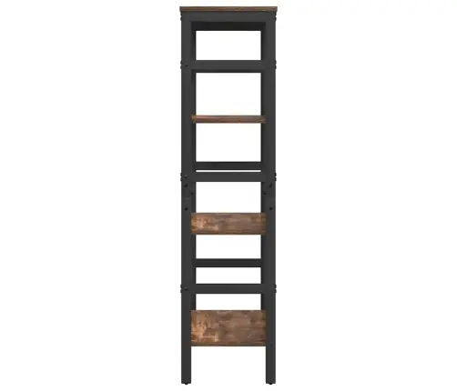 Grāmatu Plaukts Dūmaka Ozols 60 X 29,5 X 115 Cm Vidaxl