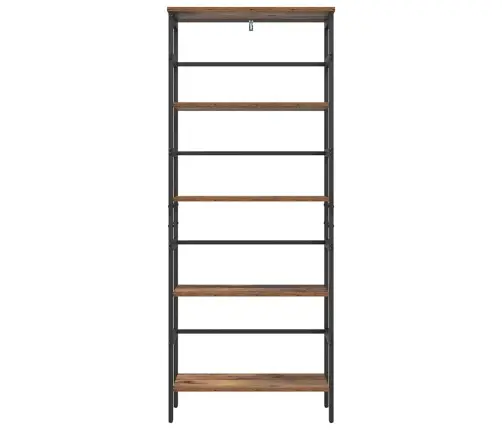 Grāmatu Plaukts Vecs Koks 60 X 29,5 X 149 Cm Inženierijas Koks Vidaxl