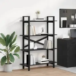 Knygų Lentyna Juodas Ąžuolas 100 X 33,5 X 140 Cm