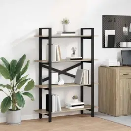 Knygų Lentyna Sonoma Ąžuolas 100 X 33,5 X 140 Cm