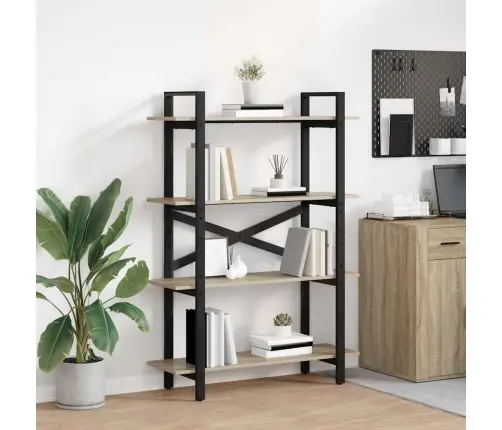 Knygų Lentyna Sonoma Ąžuolas 100 X 33,5 X 140 Cm