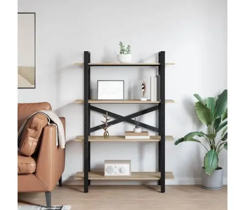 Knygų Lentyna Sonoma Ąžuolas 100 X 33,5 X 140 Cm