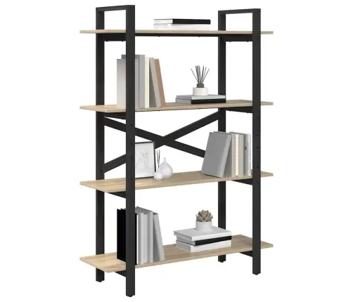 Knygų Lentyna Sonoma Ąžuolas 100 X 33,5 X 140 Cm