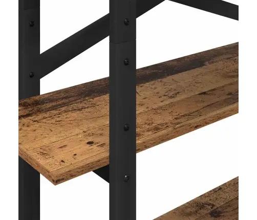 Grāmatu Plaukts Vecs Koks 100 X 33,5 X 140 Cm Inženierijas Koks Vidaxl