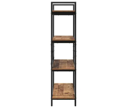 Grāmatu Plaukts Vecs Koks 100 X 33,5 X 140 Cm Inženierijas Koks Vidaxl