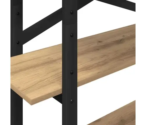 Grāmatu Plaukts Artisānā Ozols 100 X 33,5 X 140 Cm Vidaxl