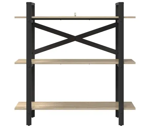 Grāmatu Plaukts Sonoma Ozols 100 X 33,5 X 102 Cm Vidaxl