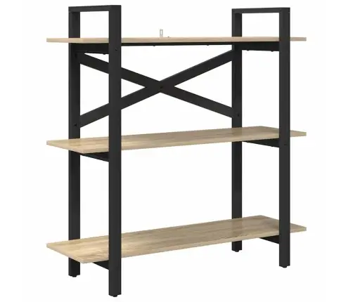 Grāmatu Plaukts Sonoma Ozols 100 X 33,5 X 102 Cm Vidaxl