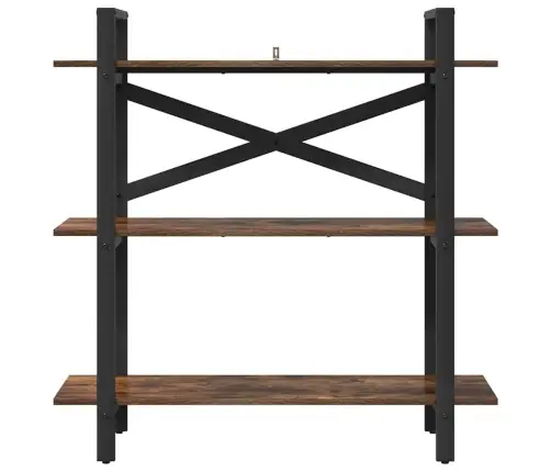 Grāmatu Plaukts Dūmaka Ozols 100 X 33,5 X 102 Cm Vidaxl