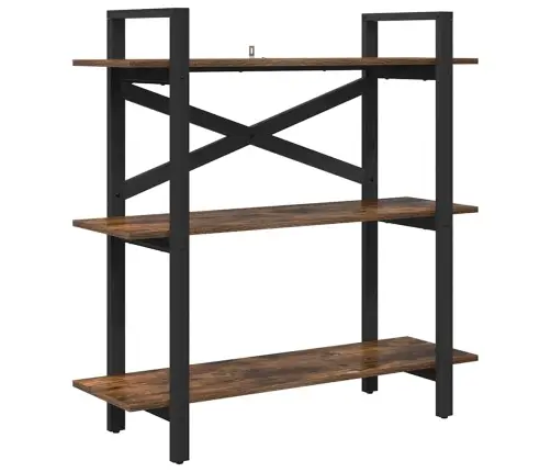 Grāmatu Plaukts Dūmaka Ozols 100 X 33,5 X 102 Cm Vidaxl