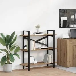 Grāmatu Plaukts Artisānā Ozols 100 X 33,5 X 102 Cm Vidaxl