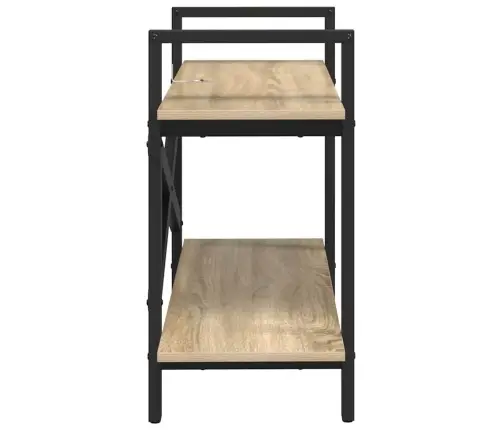 Raamatukapp Sonoma Tamm 100 X 33,5 X 64 Cm Tehispuit