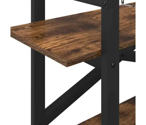 Raamatukapp Suitsetatud Tamm 100 X 33,5 X 64 Cm Tehispuit