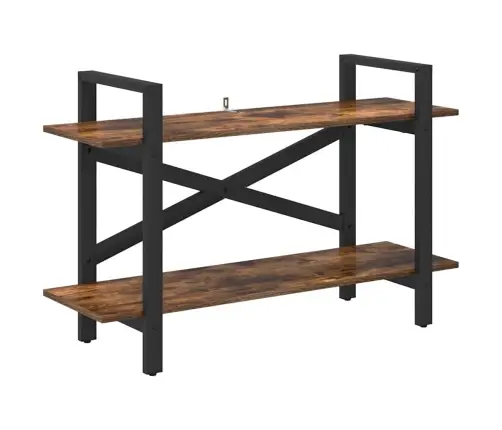 Raamatukapp Suitsetatud Tamm 100 X 33,5 X 64 Cm Tehispuit