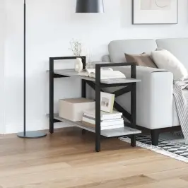 Grāmatu Plaukts Pelēks Sonoma 100 X 33,5 X 64 Cm Vidaxl