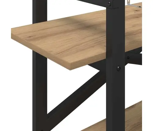 Grāmatu Plaukts Artisānā Ozols 100 X 33,5 X 64 Cm Vidaxl