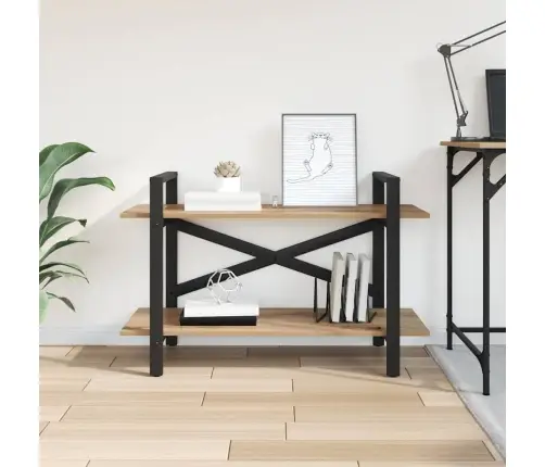 Grāmatu Plaukts Artisānā Ozols 100 X 33,5 X 64 Cm Vidaxl