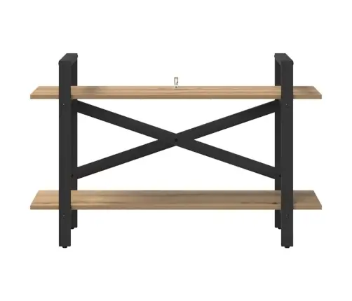 Grāmatu Plaukts Artisānā Ozols 100 X 33,5 X 64 Cm Vidaxl