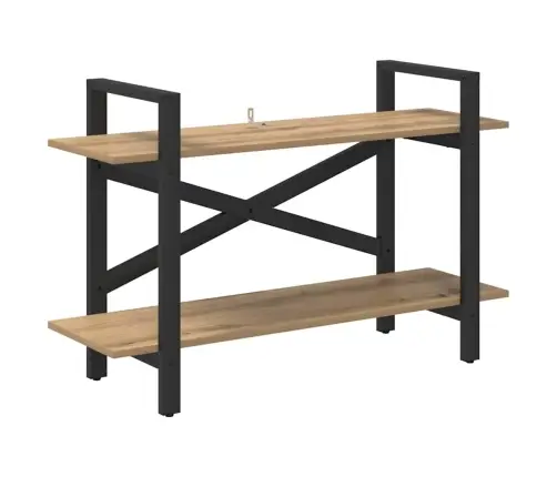 Grāmatu Plaukts Artisānā Ozols 100 X 33,5 X 64 Cm Vidaxl