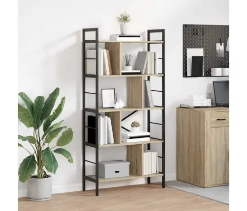 Raamatukapp Sonoma Tamm 75 X 30 X 156 Cm Tehispuit