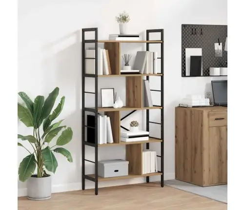 Grāmatu Plaukts Artisānā Ozols 75 X 30 X 156 Cm Vidaxl