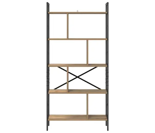 Grāmatu Plaukts Artisānā Ozols 75 X 30 X 156 Cm Vidaxl