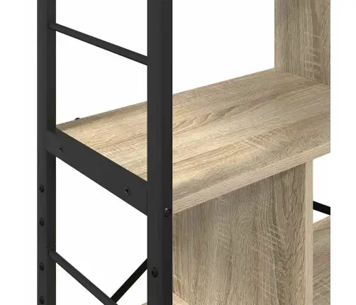 Raamatukapp Sonoma Tamm 75 X 30 X 123,5 Cm Tehispuit