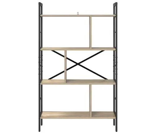 Raamatukapp Sonoma Tamm 75 X 30 X 123,5 Cm Tehispuit