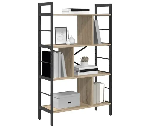 Raamatukapp Sonoma Tamm 75 X 30 X 123,5 Cm Tehispuit