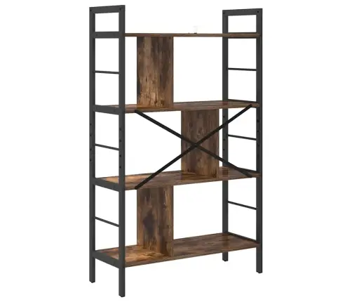 Grāmatu Plaukts Dūmaka Ozols 75 X 30 X 123,5 Cm Vidaxl