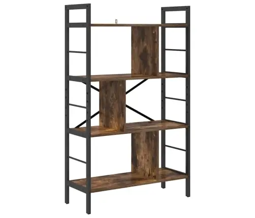 Grāmatu Plaukts Dūmaka Ozols 75 X 30 X 123,5 Cm Vidaxl