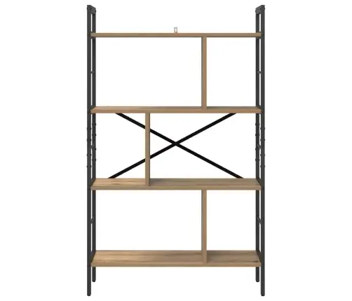 Grāmatu Plaukts Artisānā Ozols 75 X 30 X 123,5 Cm Vidaxl