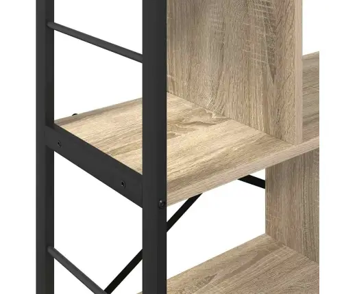 Knygų Lentyna Sonoma Ąžuolas 75 X 30 X 91 Cm Apdirbta Mediena