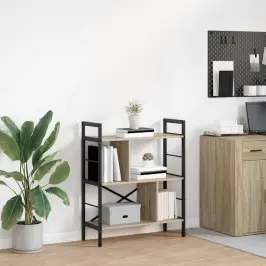 Knygų Lentyna Sonoma Ąžuolas 75 X 30 X 91 Cm Apdirbta Mediena