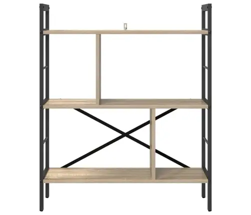 Knygų Lentyna Sonoma Ąžuolas 75 X 30 X 91 Cm Apdirbta Mediena