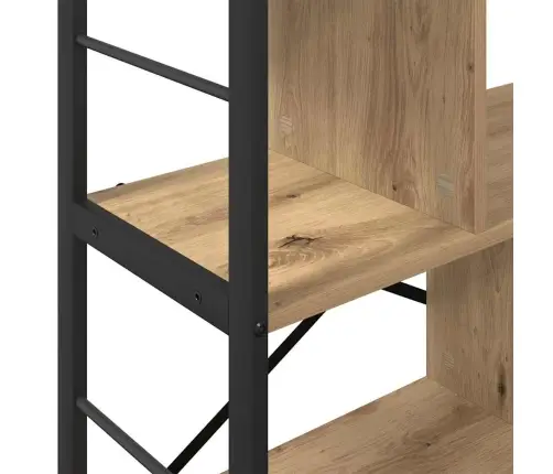 Grāmatu Plaukts Artisānā Ozols 75 X 30 X 91 Cm Vidaxl