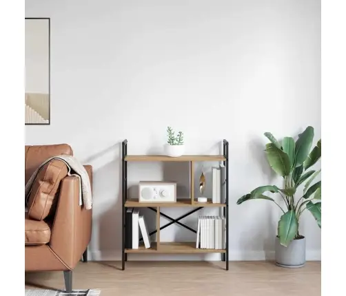 Grāmatu Plaukts Artisānā Ozols 75 X 30 X 91 Cm Vidaxl