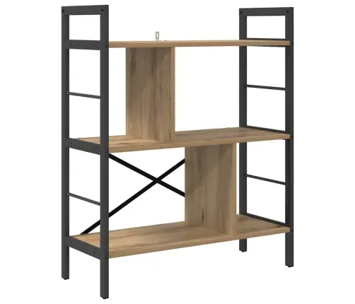 Grāmatu Plaukts Artisānā Ozols 75 X 30 X 91 Cm Vidaxl