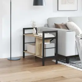 Raamatukapp Sonoma Tamm 75 X 30 X 58,5 Cm Tehispuit