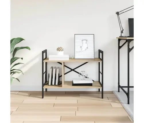 Grāmatu Plaukts Sonoma Ozols 75 X 30 X 58,5 Cm Vidaxl